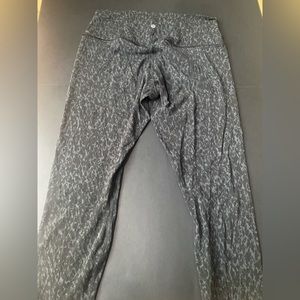 LULULEMON patterned align CAPRI leggings- 14